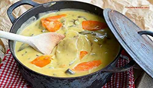 Une Blanquette de veau…tout à fait délicieuse !