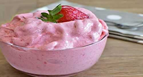 Dessert fraise en 2 minutes ultra Rapide