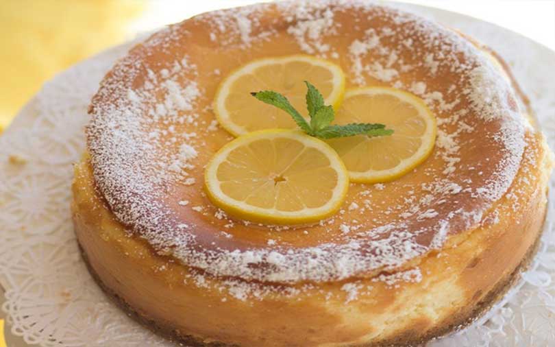 Gâteau au fromage blanc et au citron facile