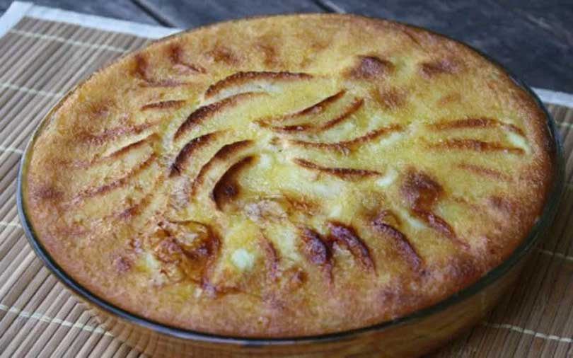 Gâteau moelleux aux pommes de grand-mère