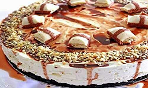 Cheesecake au Kinder Bueno : un dessert irrésistible !