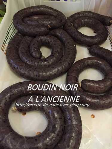 BOUDIN NOIR A L'ANCIENNE