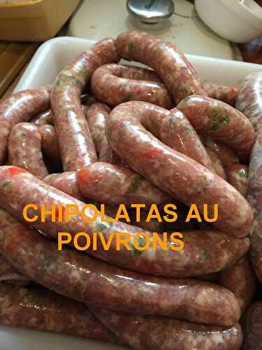 CHIPOLATAS AUX POIVRONS