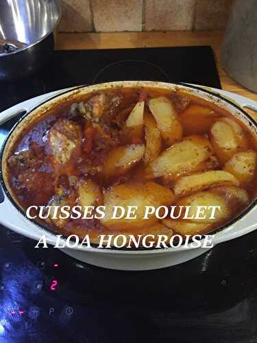 CUISSES DE POULET A LA HONGROISE