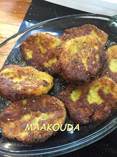 MAAKOUDA (galettes de pomme de terre)