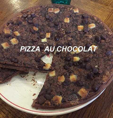 PIZZA AU CHOCOLAT