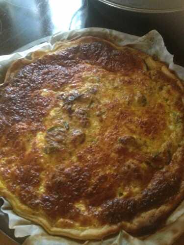 QUICHE COURGETTES A L'ORIENTALE