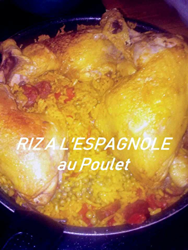 RIZ A L'ESPAGNOLE AU POULET