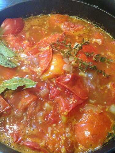 SAUCE TOMATES EN CONSERVE