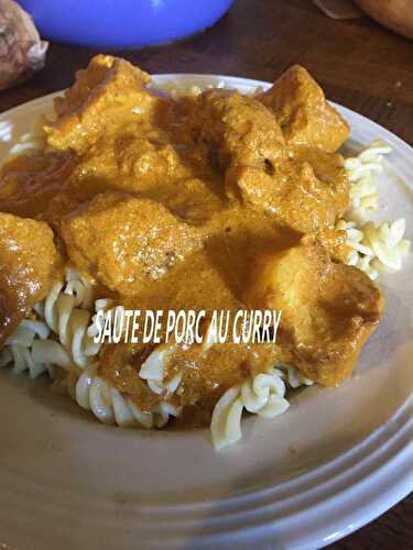 SAUTE DE PORC AU CURRY