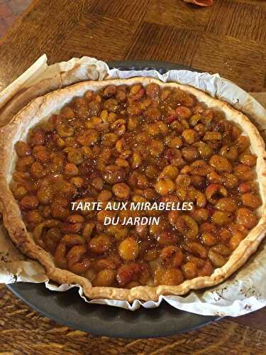 TARTE MIRABELLES DU JARDIN