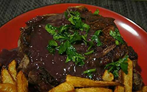 Côte de boeuf sauce bordelaise - Recettes de Papounet