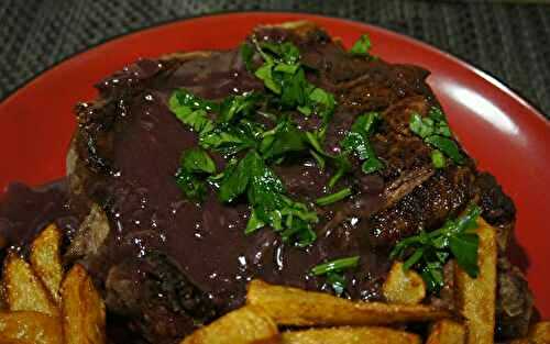 Côte de boeuf sauce bordelaise - Recettes de Papounet