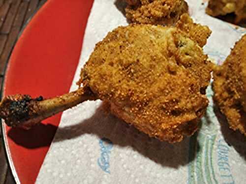 Croquettes de poulet réunionnais - Pilon de poulet frit créole   - Recettes de Papounet
