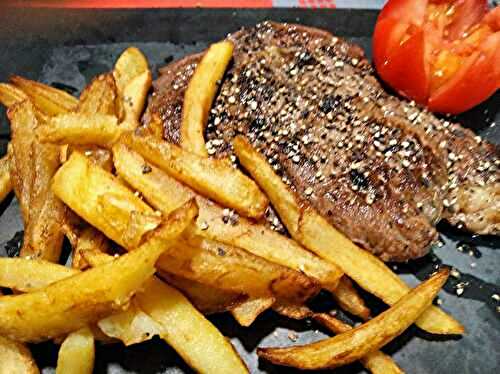 Entrecôte-frites maison - Recettes de Papounet