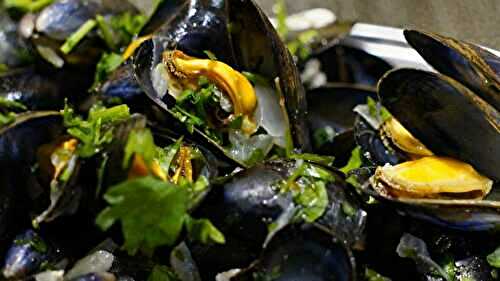 Moules marinières sans vin blanc - Recettes de Papounet