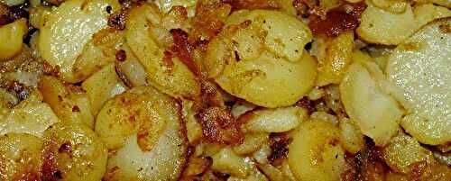 Pommes de terre sautées aux oignons - Recettes de Papounet
