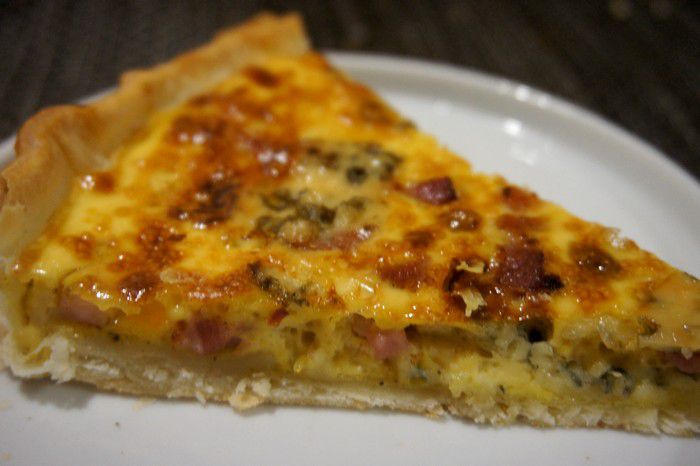 Quiche auvergnate à la fourme d'Ambert - Recettes de Papounet