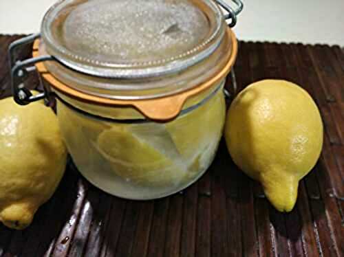 Recette des citrons confits au sel (Maroc) - Recettes de Papounet