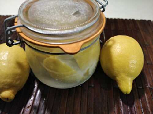 Recette des citrons confits au sel (Maroc)