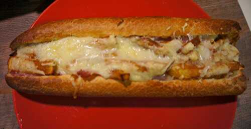 Sandwich Américain jambon gratiné de la Réunion
