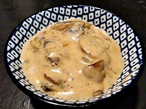 Sauce aux champignons facile et rapide - Recettes de Papounet