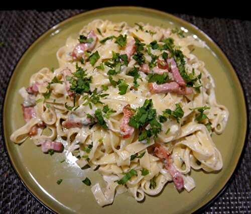 Tagliatelles à la Fourme d'Ambert