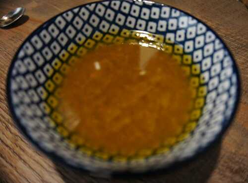 Vinaigrette au gingembre frais