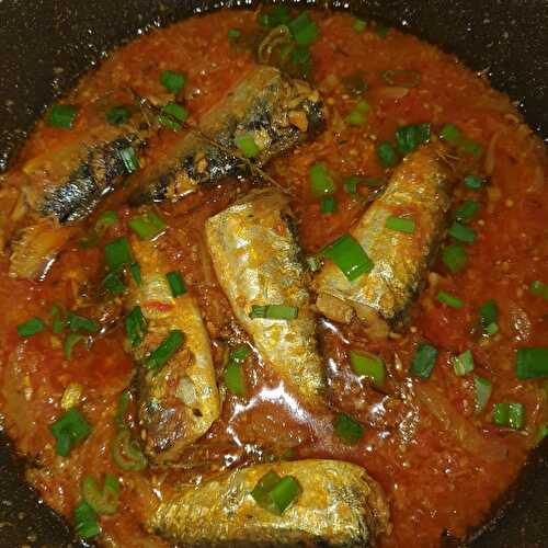 Sauce sardine-Recette Réunion
