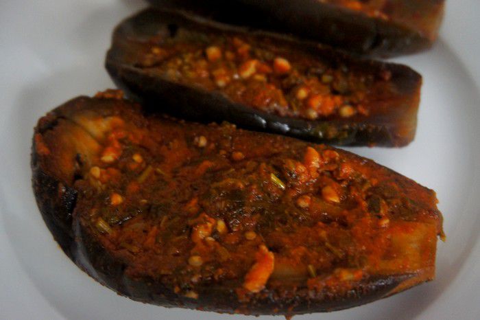 Aubergines à la chermoula marocaine - Recettes de Papounet