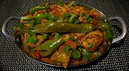 Rougail andouillettes de la Réunion