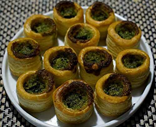 Mini bouchées feuilletés à l'escargot - Recettes de Papounet