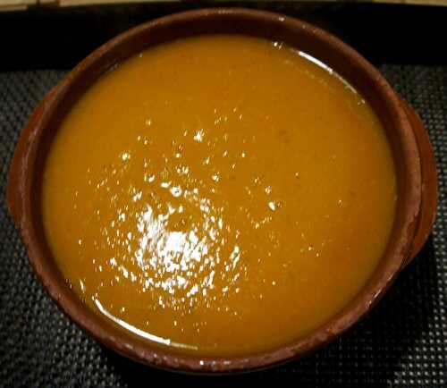 Soupe de carottes express - Recettes de Papounet