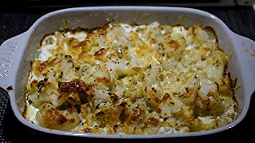 Gratin de chou-fleur au comté - Recettes de Papounet