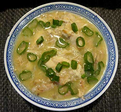 Soupe chinoise au poulet