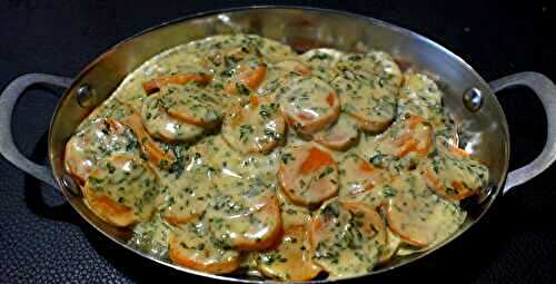 Carottes à la crème facile - Recettes de Papounet