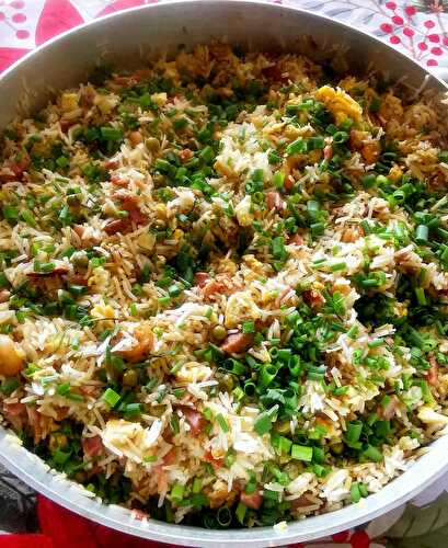 Riz cantonnais au jambon