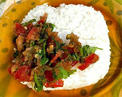 Rougail tomate cotomili (coriandre)