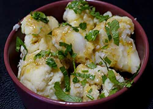 Chou-fleur à la vinaigrette - Recettes de Papounet