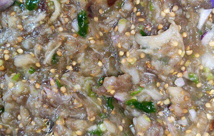 Satini Brinzel-Chutney d'aubergines Mauricien - Recettes de Papounet
