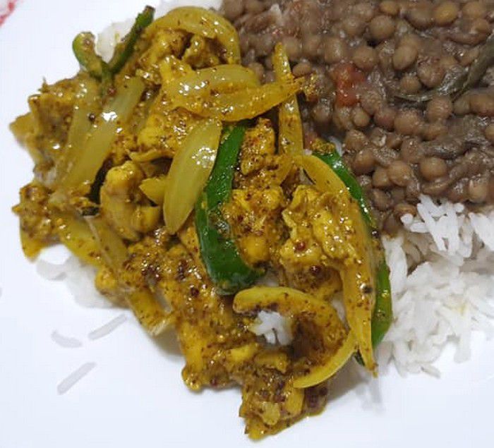 Vindaye de poulet mauricien - Recettes de Papounet