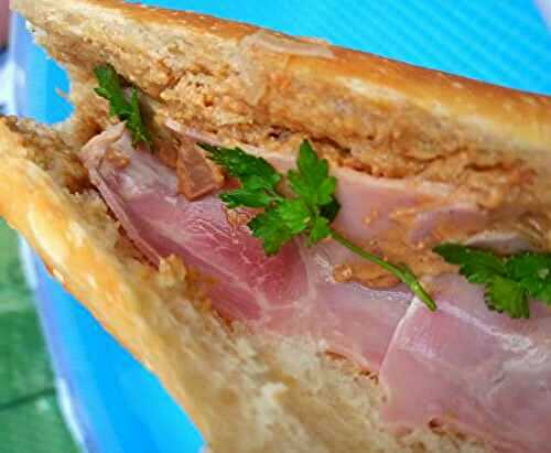 Sandwich jambon Dakatine - Recettes de Papounet