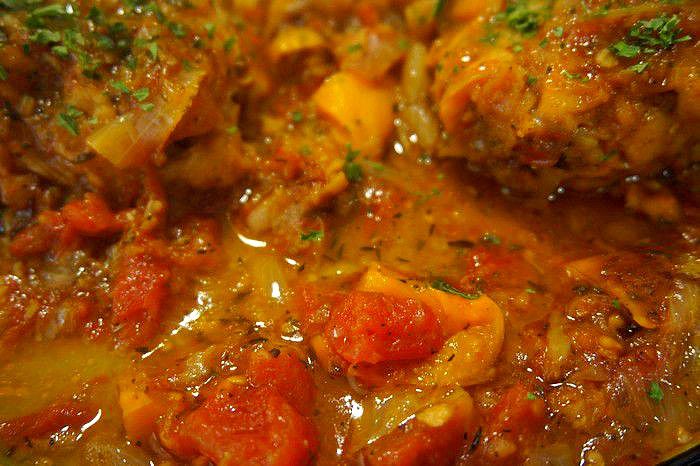 Poulet basquaise de ma grand-mère