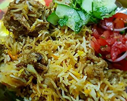 Briani de boeuf mauricien (biryani)