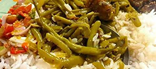 Sauté porc haricot vert à la créole (974)