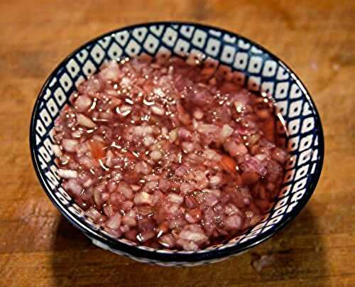 Vinaigrette à l'échalote maison facile