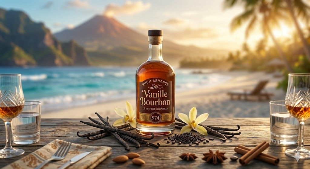 Rhum arrangé à la vanille bourbon