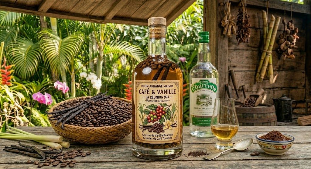 Rhum arrangé au Café et Vanille