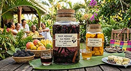 Rhum Arrangé aux Mûres (Façon Réunionnaise)