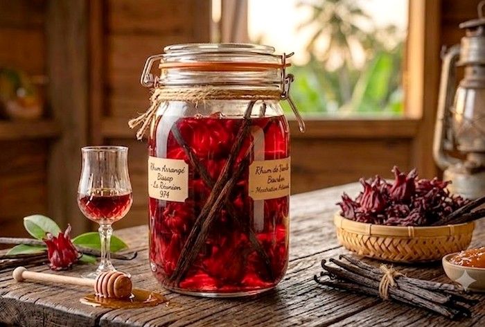 Rhum arrangé Bissap (Façon réunionnaise)